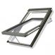 Acrylic Coated Electric Solar Powered Centre Pivot Roof Window - White