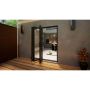 Aluminium Bifold Door Part Q Compliant - 1800mm Anthracite Grey - 3 Left