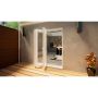Aluminium Bifold Door Part Q Compliant - 1800mm White - 3 Left