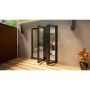 Aluminium Bifold Door Part Q Compliant - 1800mm Anthracite Grey - 3 Right
