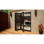 Aluminium Bifold Door - 2100mm Anthracite Grey - 3 Left