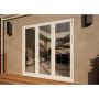 Aluminium Bifold Door - 2100mm White - 3 Right