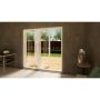 Aluminium Bifold Door - 2100mm White - 3 Right