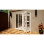 Aluminium Bifold Door Part Q Compliant - 2100mm White - 3 Right