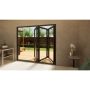 Aluminium Bifold Door Part Q Compliant - 2400mm Anthracite Grey - 3 Left
