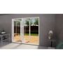 Aluminium Bifold Door - 2400mm White - 3 Right