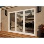 Aluminium Bifold Door - 2700mm White - 3 Left