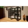 Aluminium Bifold Door - 2700mm Anthracite Grey - 3 Right