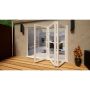 Aluminium Bifold Door - 2700mm White - 3 Right