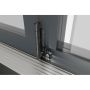 Aluminium Bifold Door - 2700mm White - 3 Right