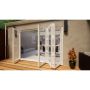 Aluminium Bifold Door - 3000mm White - 1 Left 3 Right