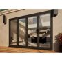 Aluminium Bifold Door - 3000mm Anthracite Grey - 3 Left 1 Right