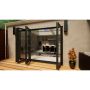 Aluminium Bifold Door Part Q Compliant - 3000mm Anthracite Grey - 3 Left 1 Right