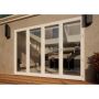 Aluminium Bifold Door - 3000mm White - 3 Left 1 Right