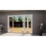 Aluminium Bifold Door - 3000mm White - 3 Left 1 Right