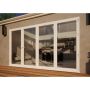Aluminium Bifold Door Part Q Compliant - 3600mm White - 1 Left 3 Right