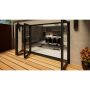 Aluminium Bifold Door Part Q Compliant - 3600mm Anthracite Grey - 3 Left 1 Right