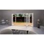 Aluminium Bifold Door - 3600mm White - 3 Left 1 Right
