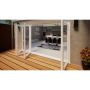 Aluminium Bifold Door Part Q Compliant - 3600mm White - 3 Left 1 Right