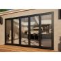 Aluminium Bifold Door - 3600mm Anthracite Grey - 5 Left