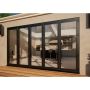 Aluminium Bifold Door - 3600mm Anthracite Grey - 5 Right