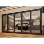 Aluminium Bifold Door Part Q Compliant - 4200mm Anthracite Grey - 5 Left