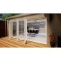 Aluminium Bifold Door - 4200mm White - 5 Left