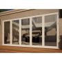 Aluminium Bifold Door - 4200mm White - 5 Right