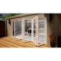 Aluminium Bifold Door - 4200mm White - 5 Right