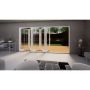 Aluminium Bifold Door - 4200mm White - 5 Right