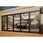 Aluminium Bifold Door Part Q Compliant - 4800mm Anthracite Grey - 5 Left