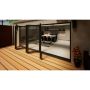 Aluminium Bifold Door Part Q Compliant - 4800mm Anthracite Grey - 5 Left
