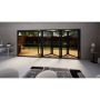 Aluminium Bifold Door Part Q Compliant - 4800mm Anthracite Grey - 5 Left