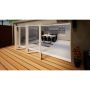 Aluminium Bifold Door - 4800mm White - 5 Left