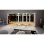 Aluminium Bifold Door Part Q Compliant - 4800mm White - 5 Left