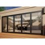 Aluminium Bifold Door Part Q Compliant - 4800mm Anthracite Grey - 5 Right