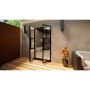 Aluminium Heritage French Door - 1200mm Black