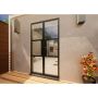 Aluminium Heritage French Door - 1200mm Anthracite Grey