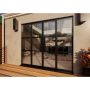 Aluminium Heritage French Door - 2400mm Black