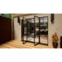 Aluminium Heritage French Door - 2400mm Anthracite Grey