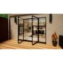 Aluminium Heritage French Door - 2700mm Black