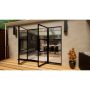 Aluminium Heritage French Door - 3000mm Black
