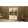 Aluminium Sliding Door - 1500mm White - Right Hand Slide & Left Hand Fixed