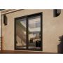 Aluminium Sliding Door - 1800mm Grey - Left Hand Slide & Right Hand Fixed