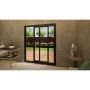 Aluminium Sliding Door - 1800mm Grey - Right Hand Slide & Left Hand Fixed