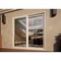 Aluminium Sliding Door - 2100mm White - Left Hand Slide & Right Hand Fixed