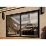 Aluminium Sliding Door - 3000mm Grey - Left Hand Slide & Right Hand Fixed