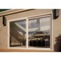 Aluminium Sliding Door - 3000mm White - Left Hand Slide & Right Hand Fixed