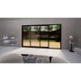 Aluminium Sliding Door - 3600mm Black - Left Hand Slide & Right Hand Fixed