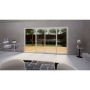 Aluminium Sliding Door Part Q Compliant - 3600mm White - Right Hand Slide & Left Hand Fixed
